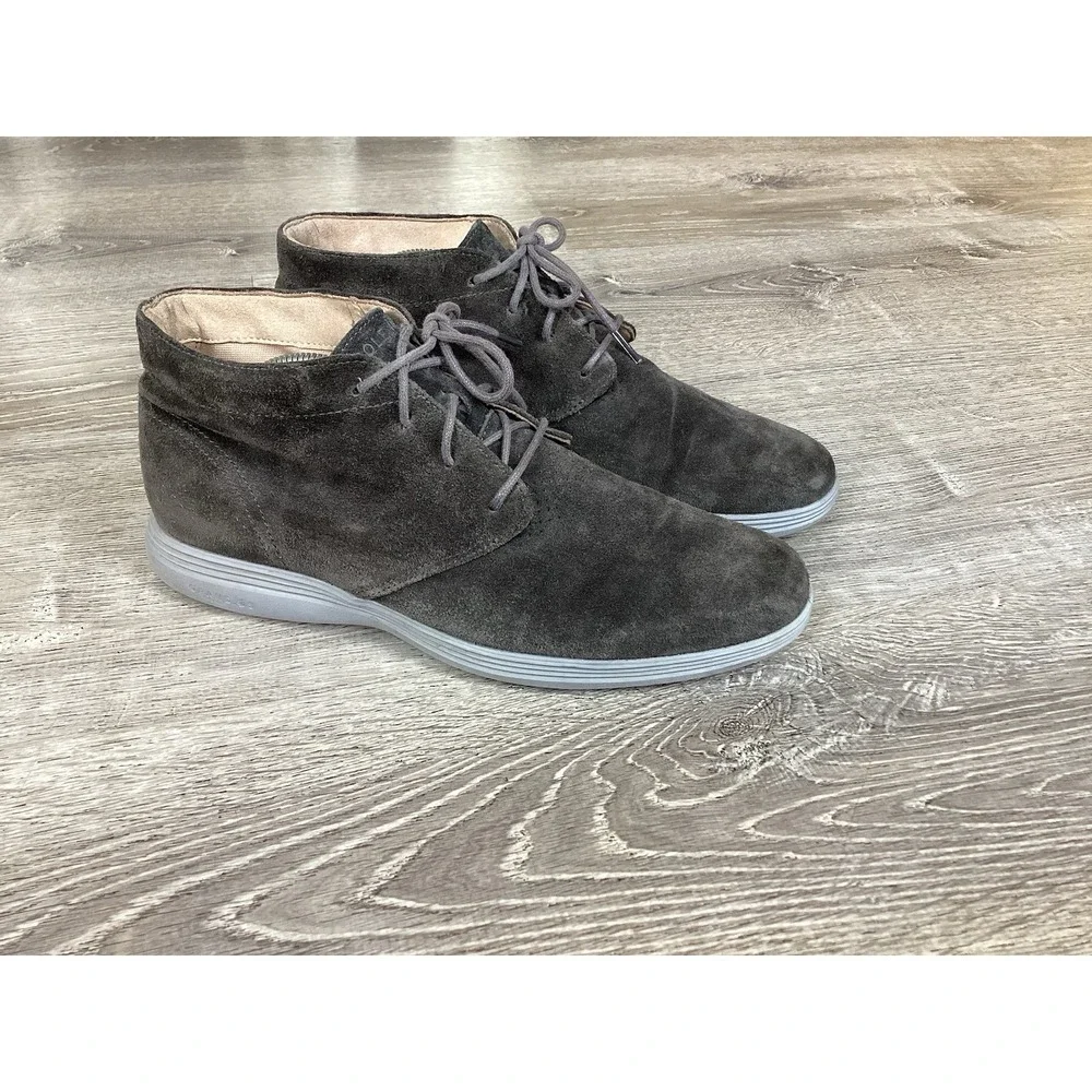 Cole Haan Grand Tour Men's Size 10 M Brown Suede Chukka Ankle Boots C26184